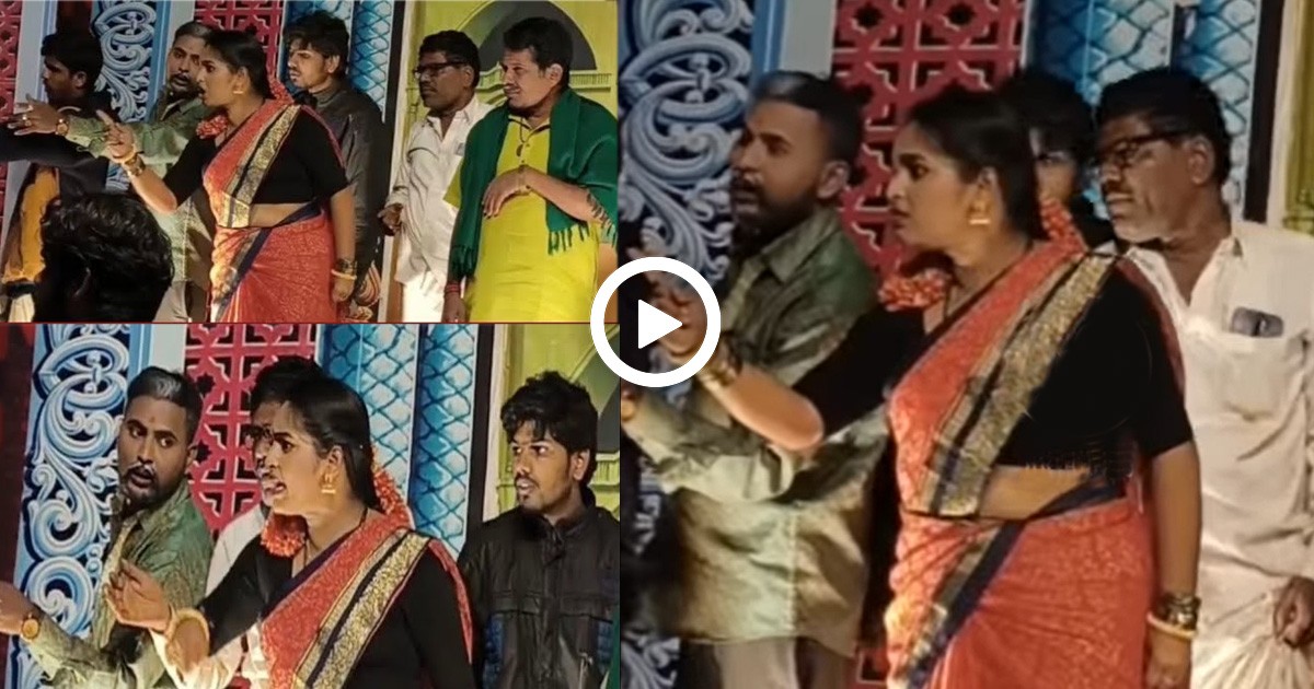 ನಾಟಕ ಪ್ರದರ್ಶನ ವೇಳೆ ಪ್ರೇಕ್ಷಕರ ಮೇಲೆ ನಯನಾ ಫುಲ್ ರಾಂಗ್ ಹಿಗ್ಗಾಮುಗ್ಗ ಕ್ಲಾಸ್
