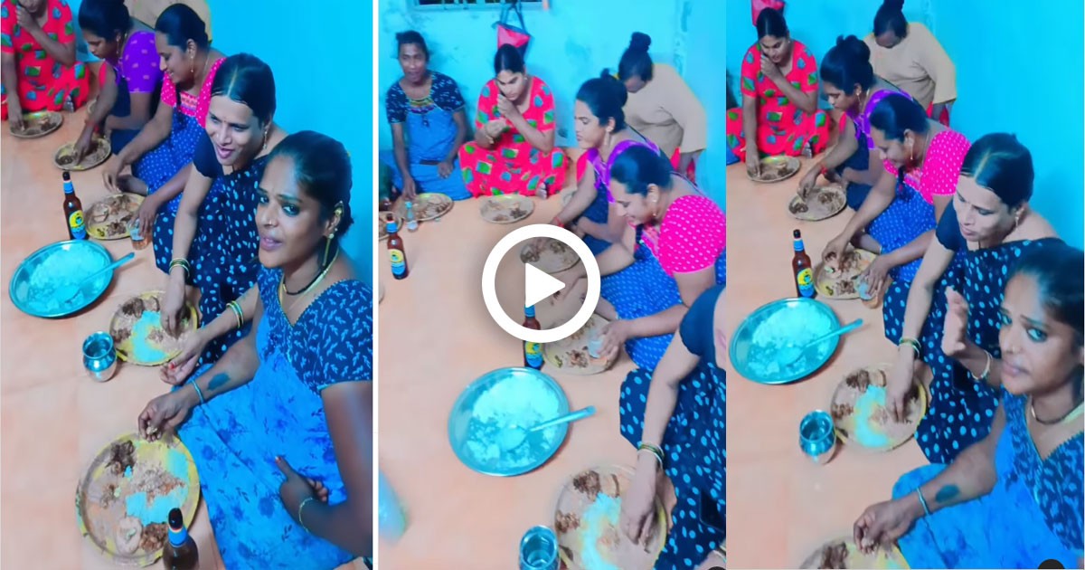 ಹುಡುಗರಿಗೆ ಇಂತ ನಾವೇನು ಕಮ್ಮಿ ಅಂತ ಭರ್ಜರಿ ಎಣ್ಣೆ ಪಾರ್ಟಿ ಮಾಡಿದ ಮಹಿಳೆಯರು ; ವಿಡಿಯೋ ವೈರಲ್