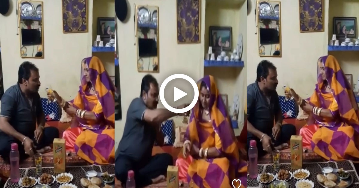 ಈ ತರ ಗಂಡ ಅಥವಾ ಹೆಂಡತಿ ನಮಗೂ ಸಿಕ್ಕಿದರೆ ಎಂತಹ ಪುಣ್ಯ ಅಲ್ಲವಾ ಎಂದ ನೆಟ್ಟಿಗರು ; ವಿಡಿಯೋ ವೈರಲ್