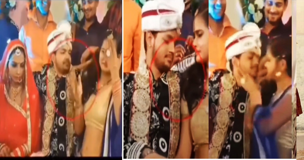 ಮದುವೆ ಮಂಟಪದಲ್ಲಿ ವರ  ಎಂತಹ ಕೆಲಸ ಮಾಡಿದ್ದಾನೆ ನೋಡಿ ; ವಿಡಿಯೋ ವೈರಲ್