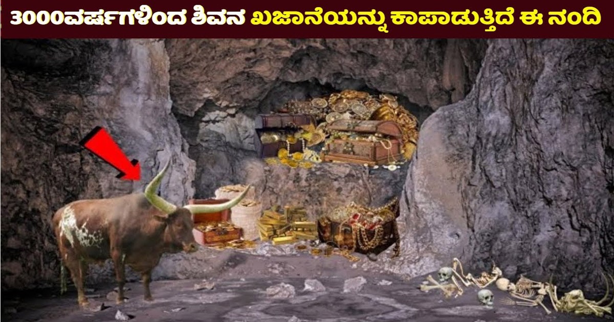 3000 ವರ್ಷದಿಂದ ಶಿವನ ಖಜಾನೆಯ ಈ ನಂದಿ ಕಾಯುತ್ತಿದೆ ಅಂದ್ರೆ ನಂಬ್ತೀರಾ..! ಇಲ್ನೋಡಿ ವಿಡಿಯೋ