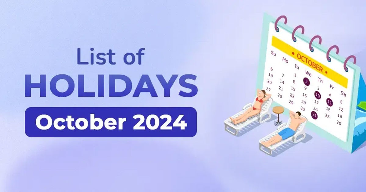 Bank Holidays In October 2024 Delhi Chelsy Teddie