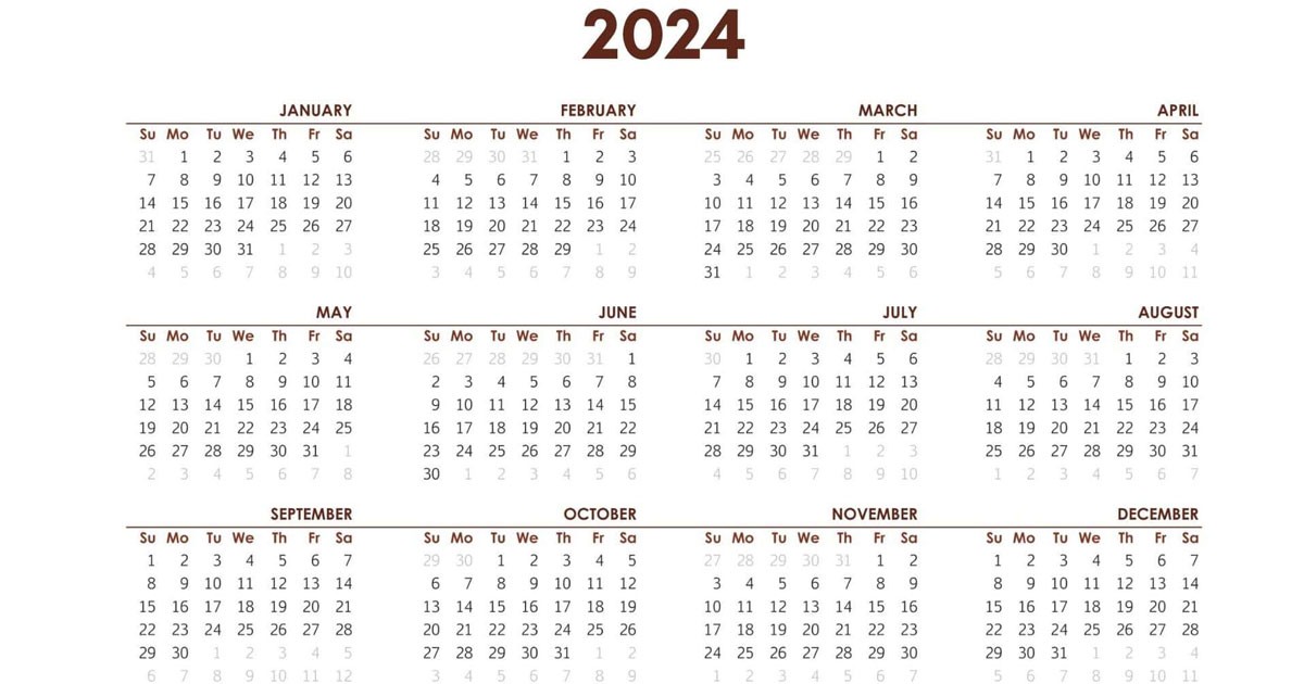 List Of Public, Bank & Private Sector Holiday List Of 2024 List Of Public, Bank & Private Sector Holiday List Of 2024