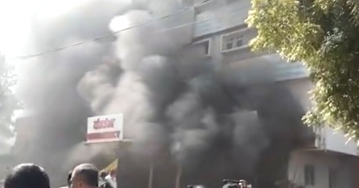 Fire Breaks Out At Raksha Health Care hospital In  Bengaluru’s Rajanakunte Area