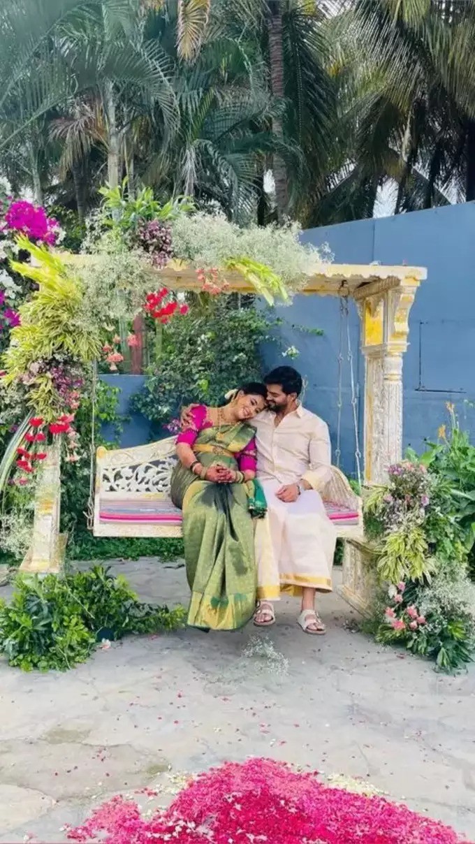 Actress Neha Gowda Baby Shower Function In Bangalore Actress Neha Gowda Baby Shower Function In Bangalore