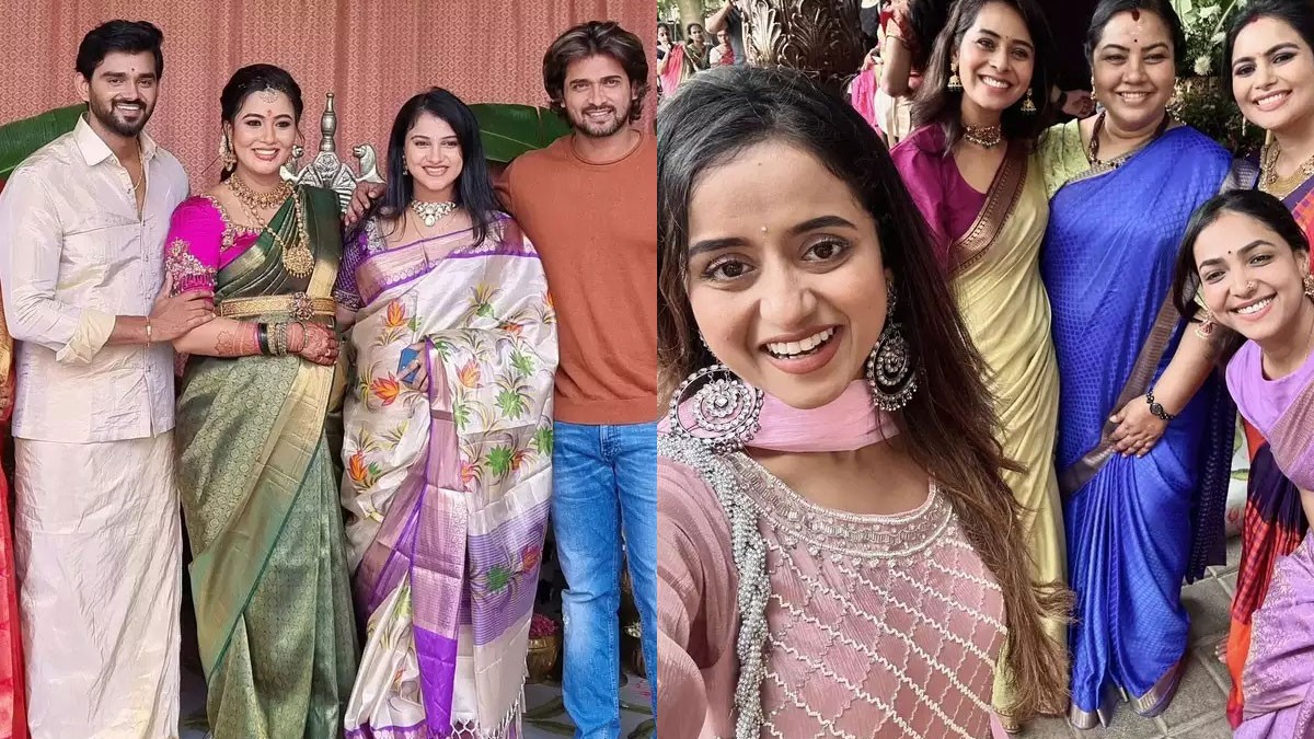 Actress Neha Gowda Baby Shower Function In Bangalore Actress Neha Gowda Baby Shower Function In Bangalore