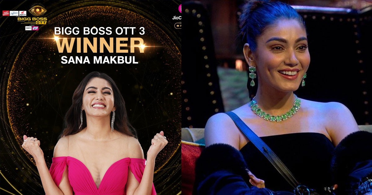 Bigg Boss OTT 3 Crowned Sana Makbul as Winner Bigg Boss OTT 3 Crowned Sana Makbul as Winner