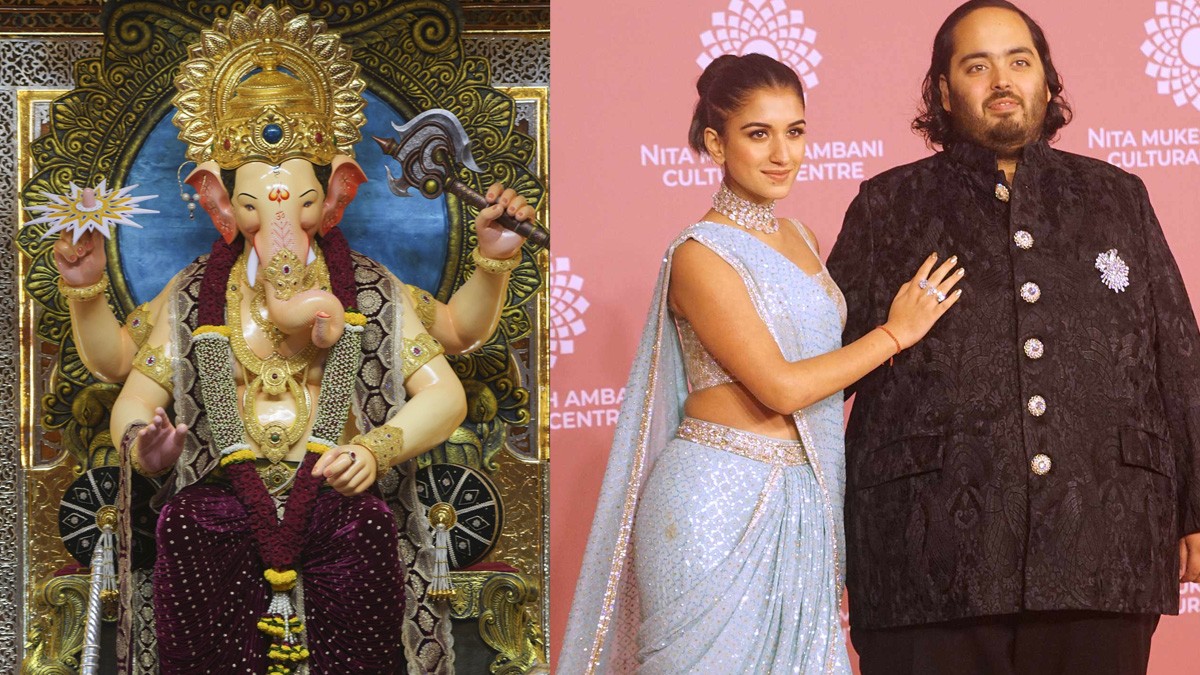 Anant Ambani Donates 20 Kg Gold Crown for Lalbaugcha Raja Anant Ambani Donates 20 Kg Gold Crown for Lalbaugcha Raja