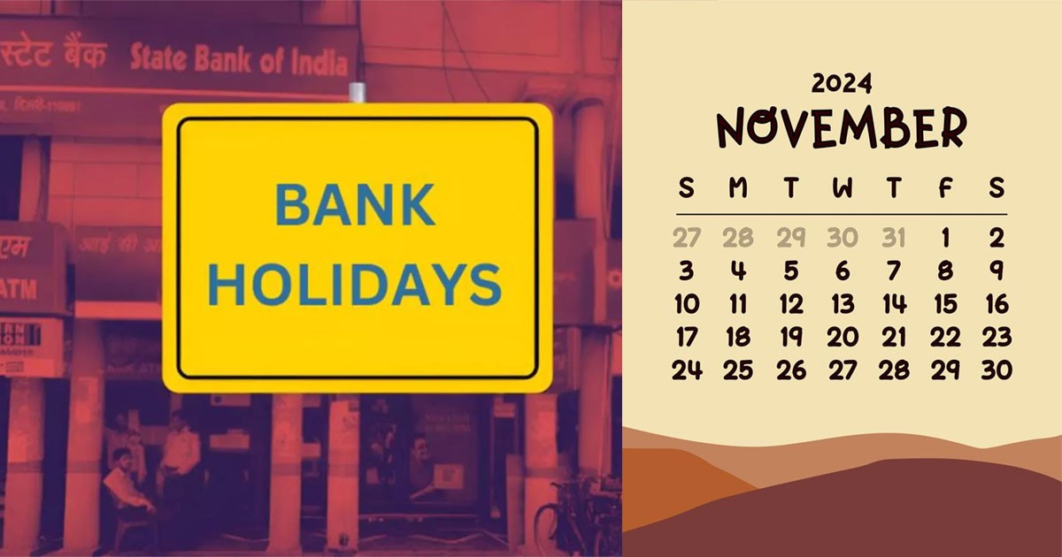 Bank Holidays In India November 2024: Full List Of 13 Days Of Closures Bank Holidays In India November 2024: Full List Of 13 Days Of Closures