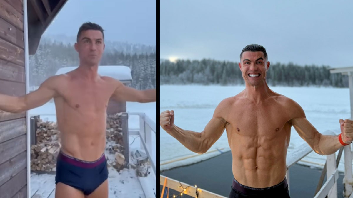 Cristiano Ronaldo’s Ice-Cold Dip in Finland Sparks Social Media Reactions Cristiano Ronaldo’s Ice-Cold Dip in Finland Sparks Social Media Reactions
