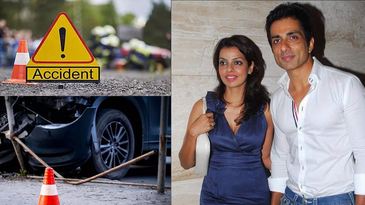 Sonu Sood’s Wife Sonali Sood Injured in Mumbai-Nagpur Highway Car Accident Sonu Sood’s Wife Sonali Sood Injured in Mumbai-Nagpur Highway Car Accident