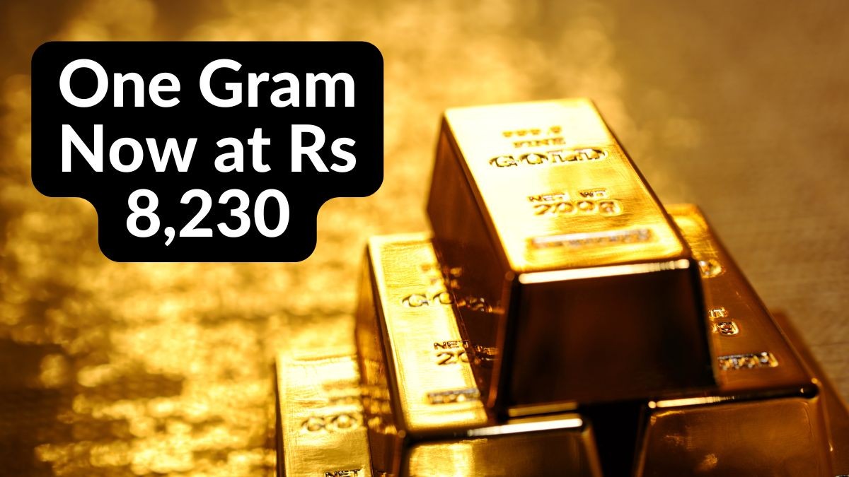 Gold Prices Hit Rs 65K Milestone: One Gram Now at Rs 8,230 Gold Prices Hit Rs 65K Milestone: One Gram Now at Rs 8,230