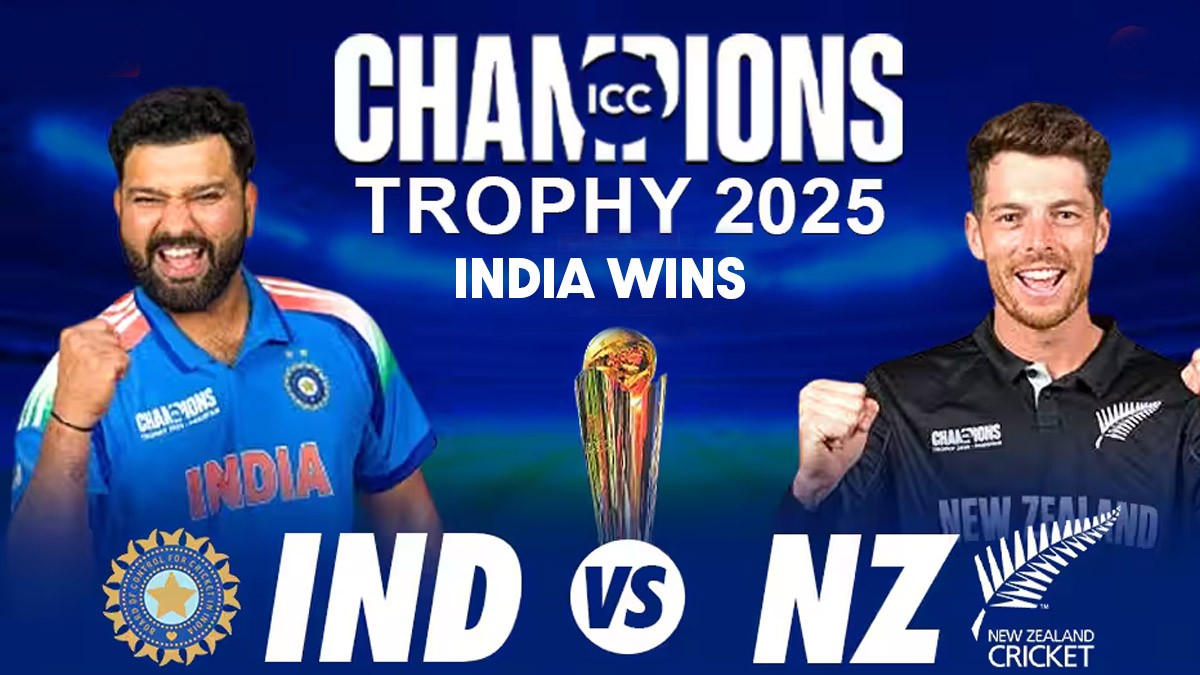 India Triumphs Over New Zealand to Win ICC Champions Trophy 2025 India Triumphs Over New Zealand to Win ICC Champions Trophy 2025