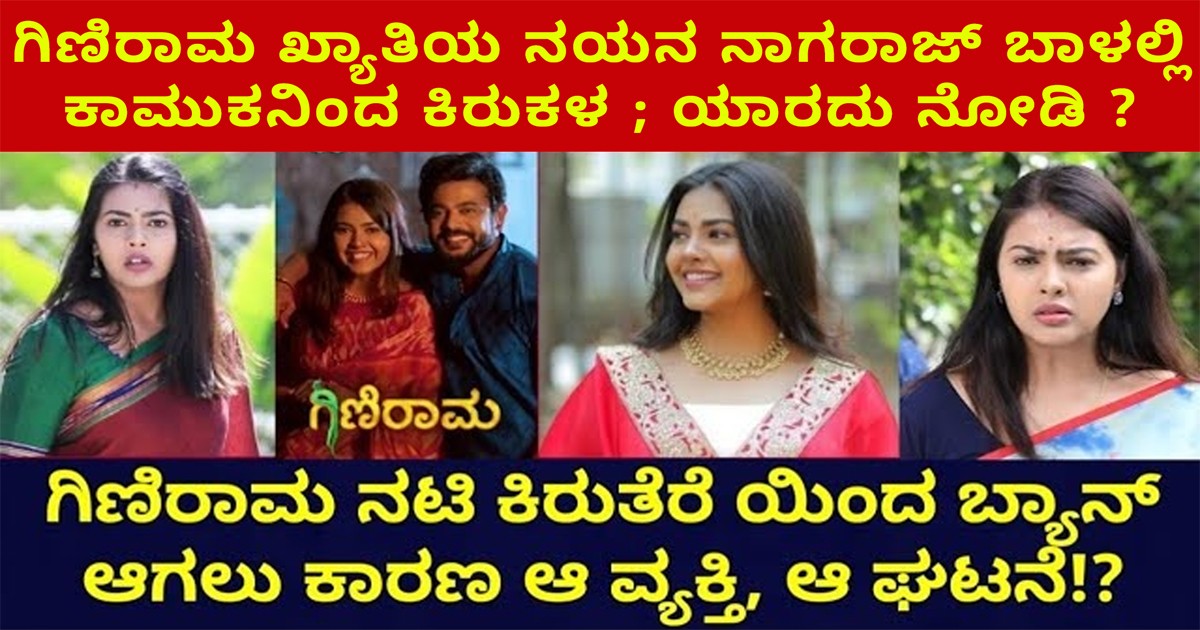 ಗಿಣಿರಾಮ  ಖ್ಯಾತಿಯ ನಯನ ನಾಗರಾಜ್  ಬಾಳಲ್ಲಿ ಕಾಮುಕನಿಂದ ಕಿರುಕಳ ; ಯಾರದು ನೋಡಿ ?