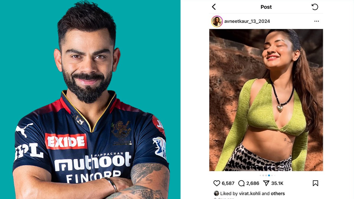 Virat Kohli’s Accidental Like Boosts Avneet Kaur’s Instagram Value Virat Kohli’s Accidental Like Boosts Avneet Kaur’s Instagram Value
