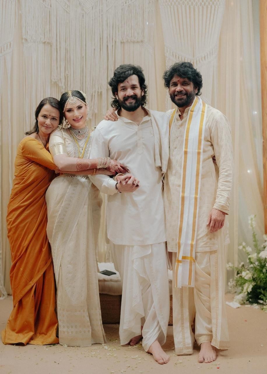 Akhil Akkineni Marries Zainab Ravdjee in an Intimate Wedding Ceremony