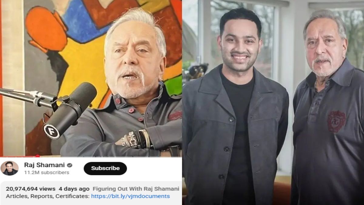 Vijay Mallya Praises Raj Shamani: Viral Podcast Hits 20 Million Views in Just 4 Days Vijay Mallya Praises Raj Shamani: Viral Podcast Hits 20 Million Views in Just 4 Days