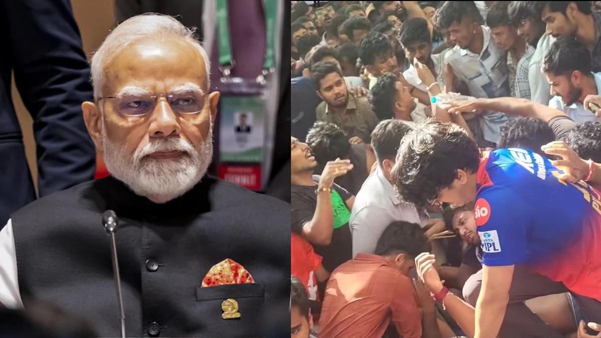 Narendra Modi Tweets About Tragic Stampede at Chinnaswamy Stadium During RCB Victory Celebration Narendra Modi Tweets About Tragic Stampede at Chinnaswamy Stadium During RCB Victory Celebration