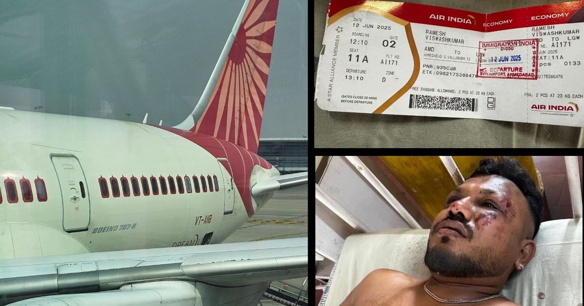 Passenger Ramesh Vishwaskumar Miraculously Survives Air India Flight AI171 Crash Passenger Ramesh Vishwaskumar Miraculously Survives Air India Flight AI171 Crash