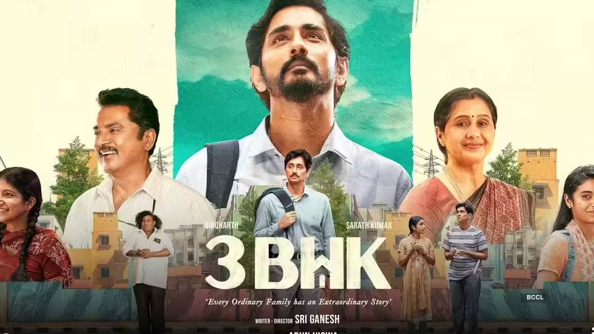 3BHK Tamil Movie Review: A Tender Portrait of Middle-Class Dreams and Daily Struggles 3BHK Tamil Movie Review: A Tender Portrait of Middle-Class Dreams and Daily Struggles