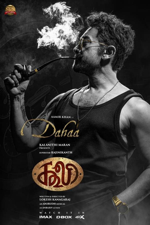 Aamir Khan Makes Tamil Debut as Dahaa in Rajinikanth’s Coolie; First-Look Poster Unveiled