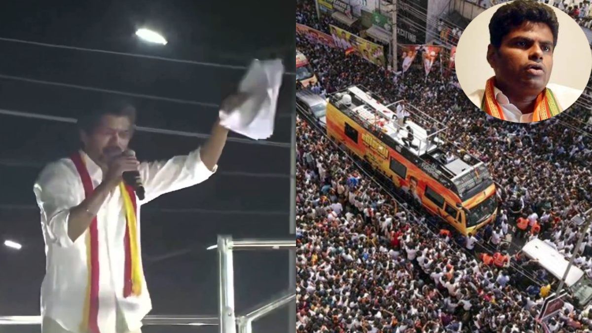 Annamalai Slams DMK Over Karur Stampede, Calls It Gross Negligence Annamalai Slams DMK Over Karur Stampede, Calls It Gross Negligence