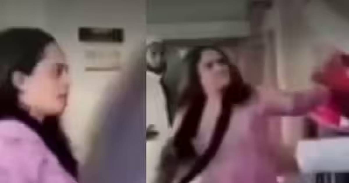 ಆಸ್ತಿಯನ್ನು ತಾಯಿ ಹೆಸರಿಗೆ ವರ್ಗಾಯಿಸಿದ್ದಕ್ಕಾಗಿ ವಿಚ್ಛೇದಿತ ಪತಿಯನ್ನು ಹಿಗ್ಗಾಮುಗ್ಗ ಥಳಿಸಿದ ಮಹಿಳೆ  !! ವಿಡಿಯೋ ವೈರಲ್