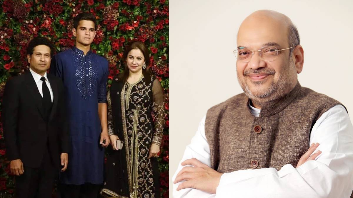 Sachin Tendulkar Invites Home Minister Amit Shah to Arjun and Saaniya’s Wedding