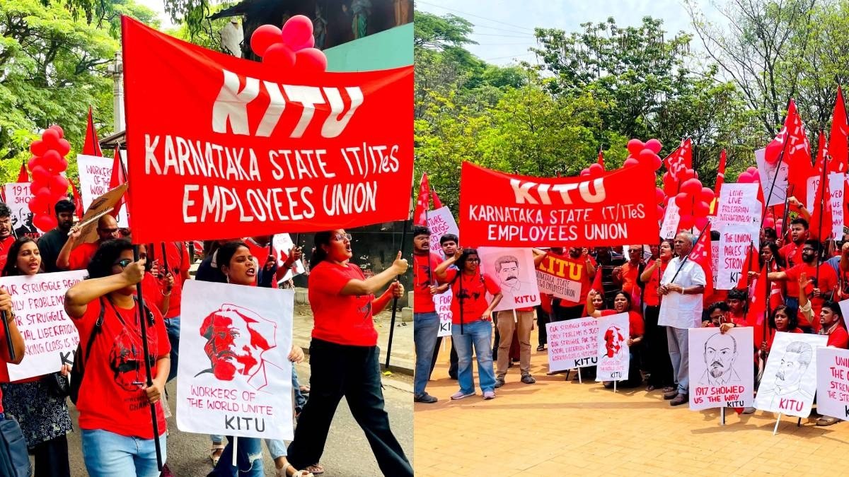 Bengaluru IT Employees Protest Labour Codes, Hundreds Arrested