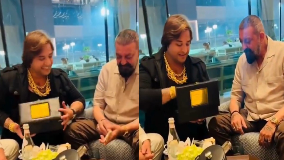 Pakistani Fan Gifts Gold‑Plated iPhone to Sanjay Dutt