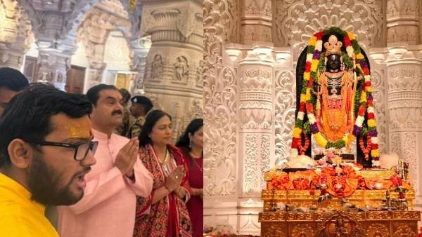 Gautam Adani Visits Ram Janmabhoomi Temple, Pledges Support for Gurukul Heritage