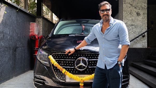 Ajay Devgn Celebrates Birthday with Mercedes V-Class