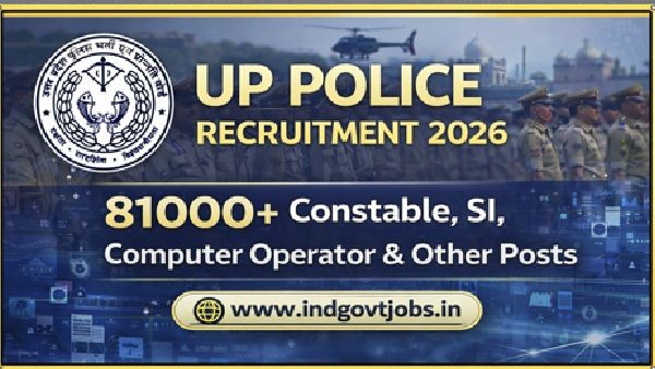 UP Police 81,000 Recruitment 2026: Notification, Vacancy & Eligibility Details