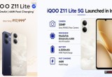 iQOO Z11 Lite 5G Launched in India: Price, Specifications, 6,500mAh Battery & Features