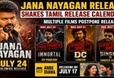 Jana Nayagan Release Triggers Tamil Box Office Reshuffle as Multiple Films Postpone Release Dates