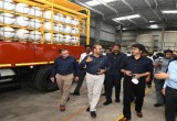 Tamil Nadu CM Vijay Inspects Chennai Sethupattu Biogas Plant
