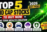 Top 5 Mid-Cap Stocks to Buy in India for august  3  2026 for Growth