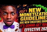 YouTube Monetization Rules 2027: Big Shock as Requirements Double for New Creators