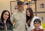 Aishwarya Rai Hugs Brother Aditya Rai on Raksha Bandhan; Aaradhya Poses With Nani and Cousins