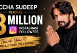 Kiccha Sudeep Reaches 3 Million Instagram Followers, Thanks Fans for Their Love