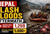 Nepal Flash Floods Aftermath: Death Toll Rises to 1,259, Missing Figure Crosses 5,000
