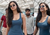 Bhagyashri Borse Flaunts Her Swag in Stylish Airport Look