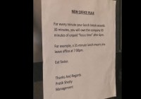 Shocking New Office Rule Sparks Micromanagement Debate