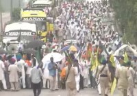 Farmers Gather at Shambhu Border Ahead of Delhi March Against India-US Trade Deal
