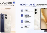 iQOO Z11 Lite 5G Launched in India: Price, Specifications, 6,500mAh Battery & Features