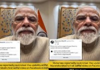 Meta Restricts PM Modi’s Selfie Video on Facebook in India : see what happened