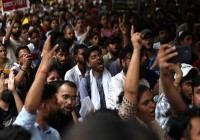 Minor Scuffle Between Security Personnel and Protesters Reported, Situation Under Control