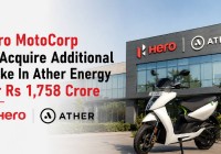 Hero MotoCorp To Invest Rs 1,758 Crore In Ather Energy, Stake To Rise To 32.8%