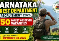 Karnataka Forest Department Recruitment 2026: 750 Forest Observer Vacancies