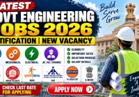 Latest Govt Engineering Jobs 2026: New Vacancy, Notification for Civil, Mechanical, Electrical, JE, AE